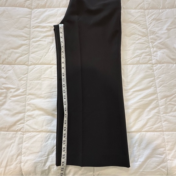 Zara Black Cropped Culottes Women’s Medium Wide Leg Dress Pants Like New - Picture 9 of 14